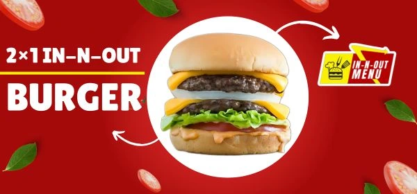 2×1 IN N OUT Burger cover