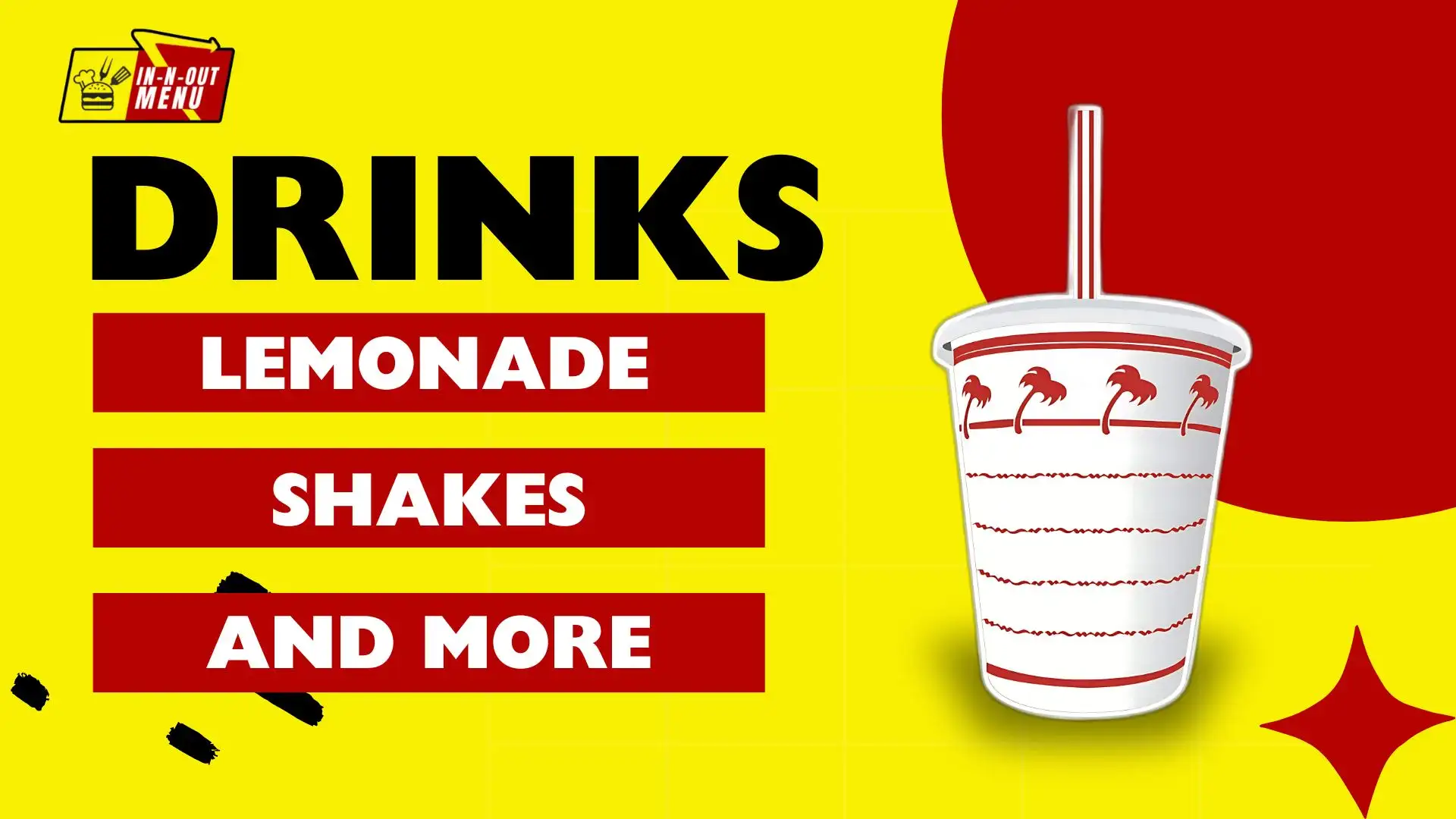in n out drinks menu