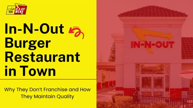 in n out burger restaurant