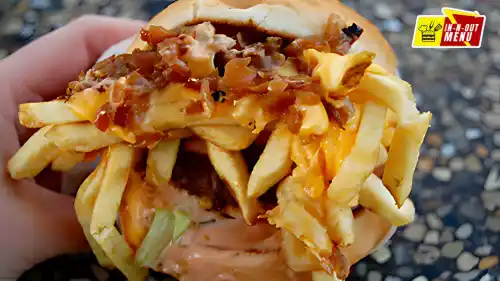 what components go into making a monkey style burger