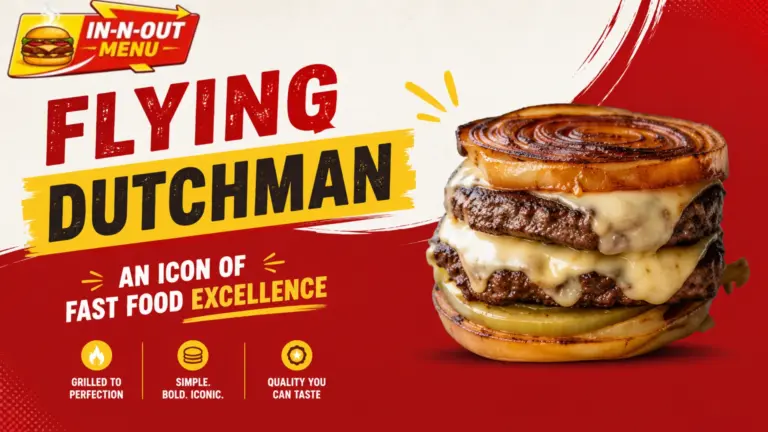 In N Out flying dutchman menu