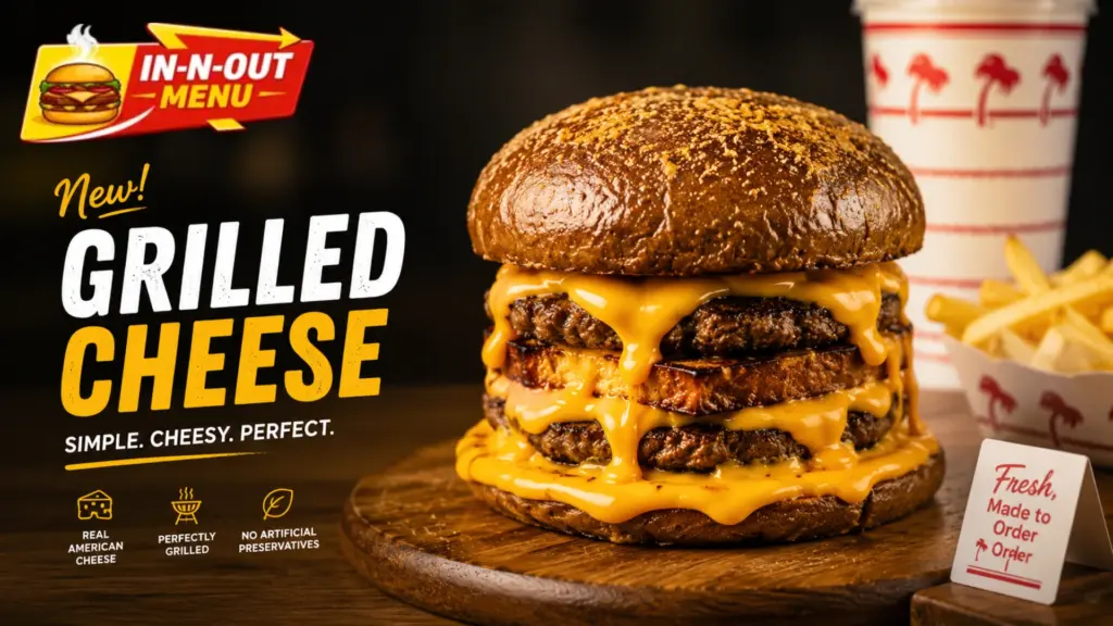 in n out grilled chesse burger