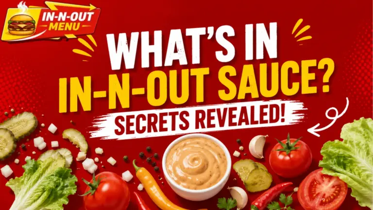 in n out sauces