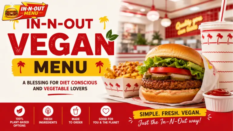 in n out vegan menu