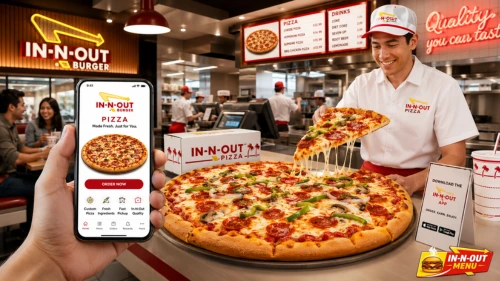 ordering in n out pizza