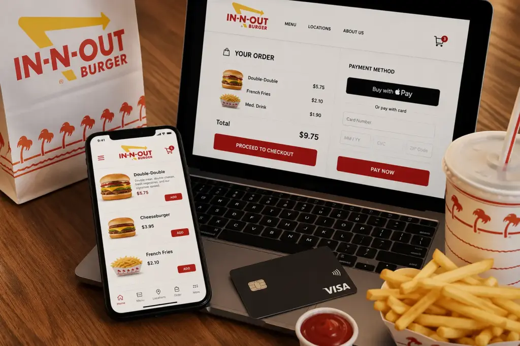 In-N-Out online ordering